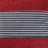 20" Red And Blue Striped Cotton Blend Throw Pillow Cover