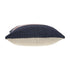 20" Blue And Red Beach Striped Cotton Blend Throw Pillow Cover
