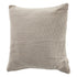 18" Cream And Beige Cotton Throw Pillow Cover