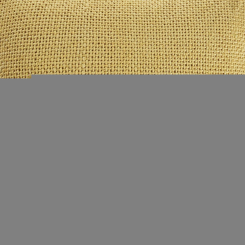 18" Yellow Cotton Throw Pillow Cover