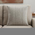 20" Gray Wool Blend Throw Pillow Cover