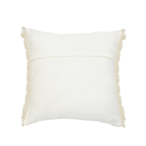 20" Gray Cotton Throw Pillow Cover