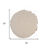 20" Beige Cotton Throw Pillow Cover