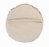 20" Beige Cotton Throw Pillow Cover