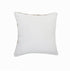 20" White And Tan Geometric Cotton Throw Pillow Cover