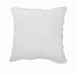 20" White And Gray Geometric Cotton Throw Pillow Cover