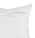 20" White And Blue Beach Striped Cotton Throw Pillow Cover