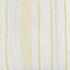 20" White And Yellow Striped Cotton Throw Pillow Cover