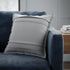 20" Gray Cotton Throw Pillow Cover