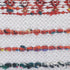 20" White And Red Striped Polyester Blend Throw Pillow Cover