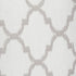20" Ivory And Gray Throw Pillow Cover