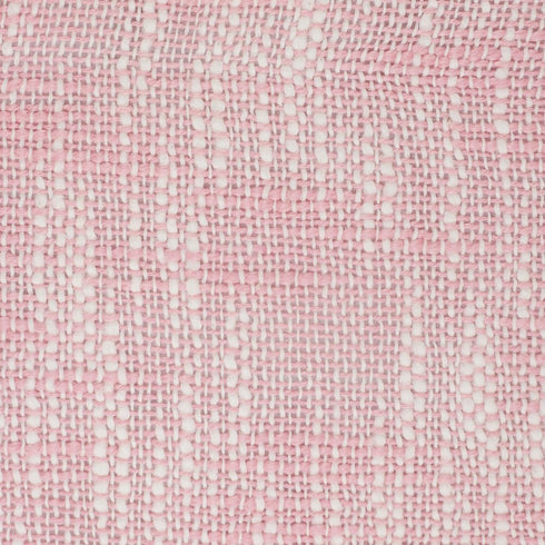 20" Pink And Gray Color Block Cotton Throw Pillow Cover with Fringe