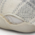 20" Gray And Ivory Plaid Cotton Blend Throw Pillow Cover with Fringe