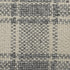 20" Gray And Ivory Plaid Cotton Blend Throw Pillow Cover with Fringe