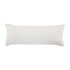 14" X 36" White Purple And Red Lumbar Geometric Cotton Blend Throw Pillow Cover