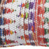 14" X 36" White Purple And Red Lumbar Geometric Cotton Blend Throw Pillow Cover