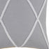 20" Gray And White Beach Geometric Cotton Throw Pillow Cover with Tufts And Texture