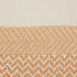 18" Cream And Orange Color Block Cotton Throw Pillow Cover