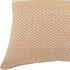 18" Cream And Orange Color Block Cotton Throw Pillow Cover
