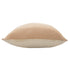 18" Cream And Orange Color Block Cotton Throw Pillow Cover
