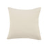 18" Cream And Orange Color Block Cotton Throw Pillow Cover