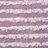 20" Lavender And Off White Striped Cotton Throw Pillow Cover with Tufts