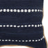 20" Navy Blue And White Beach Striped Cotton Blend Throw Pillow Cover