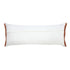 14" X 36" Brown Lumbar Cotton Throw Pillow Cover