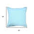 20" Blue Cotton Throw Pillow Cover