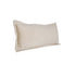 14" X 36" Beige Lumbar Cotton Throw Pillow Cover