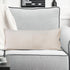 14" X 36" Beige Lumbar Cotton Throw Pillow Cover