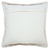 20" Beige Cotton Throw Pillow Cover