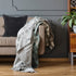 20" Black Cotton Throw Pillow Cover