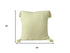 20" Yellow Cotton Throw Pillow Cover