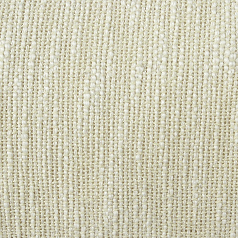 14" X 36" White And Yellow Lumbar Cotton Throw Pillow Cover with Fringe