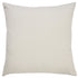 20" Black And White Geometric Recycled Poly Linen Throw Pillow Cover