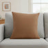 18" Brown Linen Throw Pillow Cover