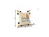 18" Cream Navy Blue And Orange Come Sail Away Beach Nautical Throw Pillow Cover