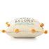 20" Beige And Orange The Beach Is Where I Belong Beach Throw Pillow Cover