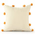 20" Beige And Orange The Beach Is Where I Belong Beach Throw Pillow Cover