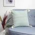 18" Green Cotton Throw Pillow Cover