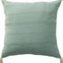 18" Green Cotton Throw Pillow Cover