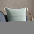 18" Green Cotton Throw Pillow Cover