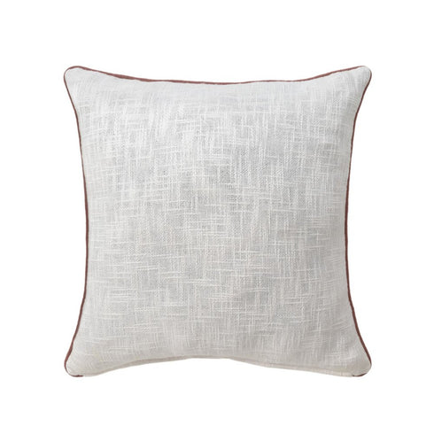 20" Ivory Slate Blue Terra Cotta And Sage Floral Cotton Throw Pillow Cover