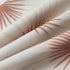 22" Coral And Off White Floral Throw Pillow