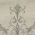 24" Sage And Ivory Damask Recycled Poly Linen Throw Pillow