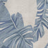 20" Blue And Ivory Floral Cotton Throw Pillow