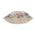 24" Ivory Slate Blue Terra Cotta And Sage Floral Cotton Throw Pillow