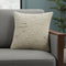 24" Ivory And Beige Wool Throw Pillows