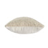 24" Ivory And Beige Wool Throw Pillows